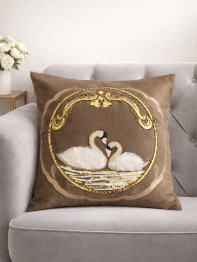 Boucle Snow Cushion Cover