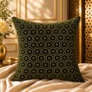 Hexa Green Gold Embroidered