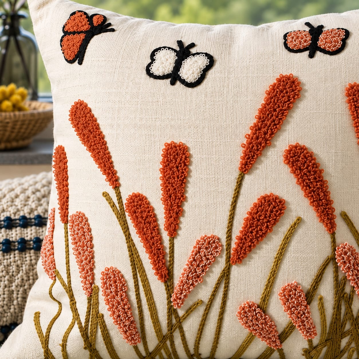 Butterfly Meadow Cushion Cover - Set of 2 covers – SOLD OUT - Image 2