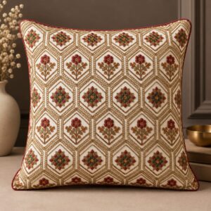 Golden Hexa embroidered Cushion Cover - Set of 5 covers – SOLD OUT